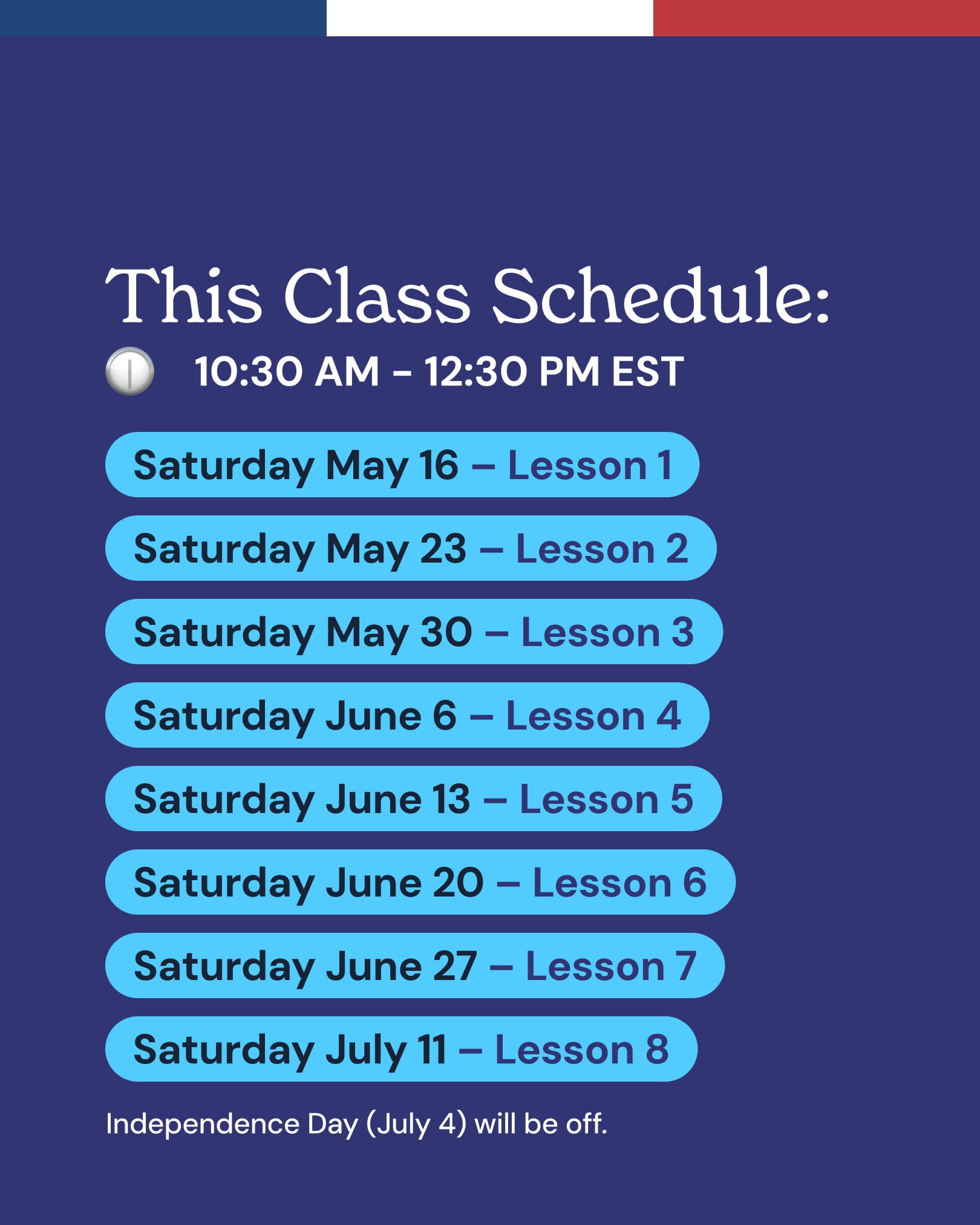 Beginner 2: Online French Group Classes