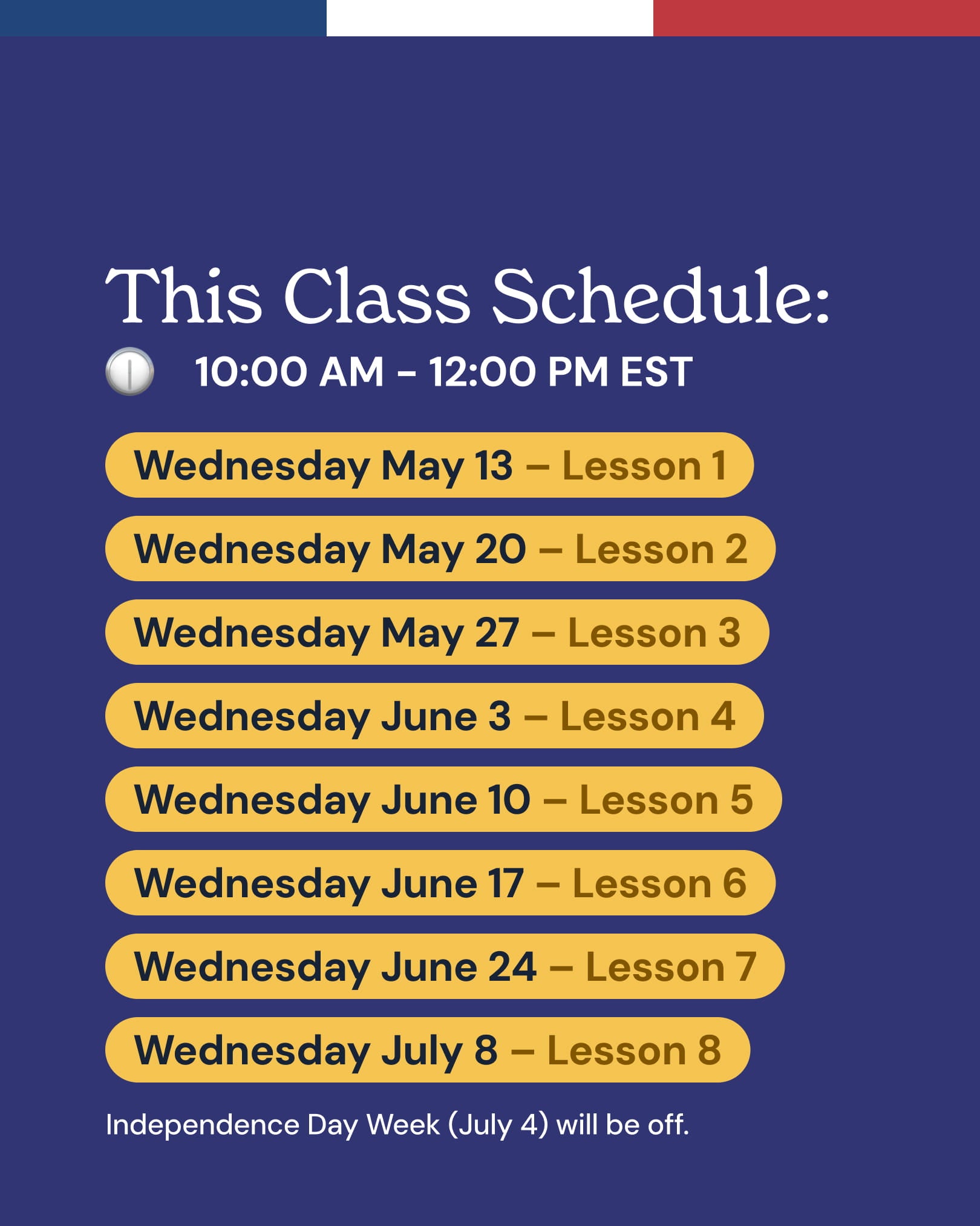 Beginner 2: Online French Group Classes