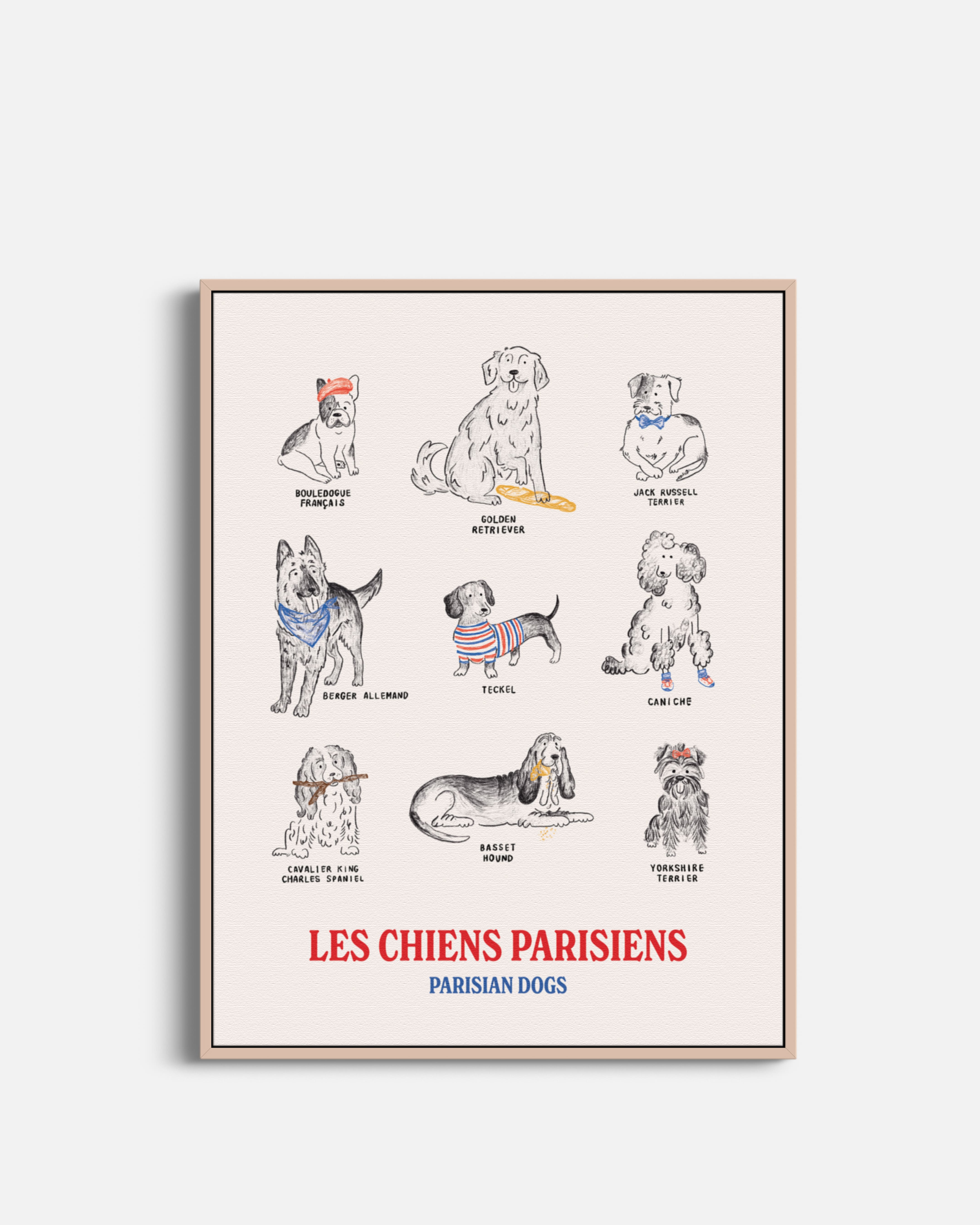 Parisian Dogs: Poster