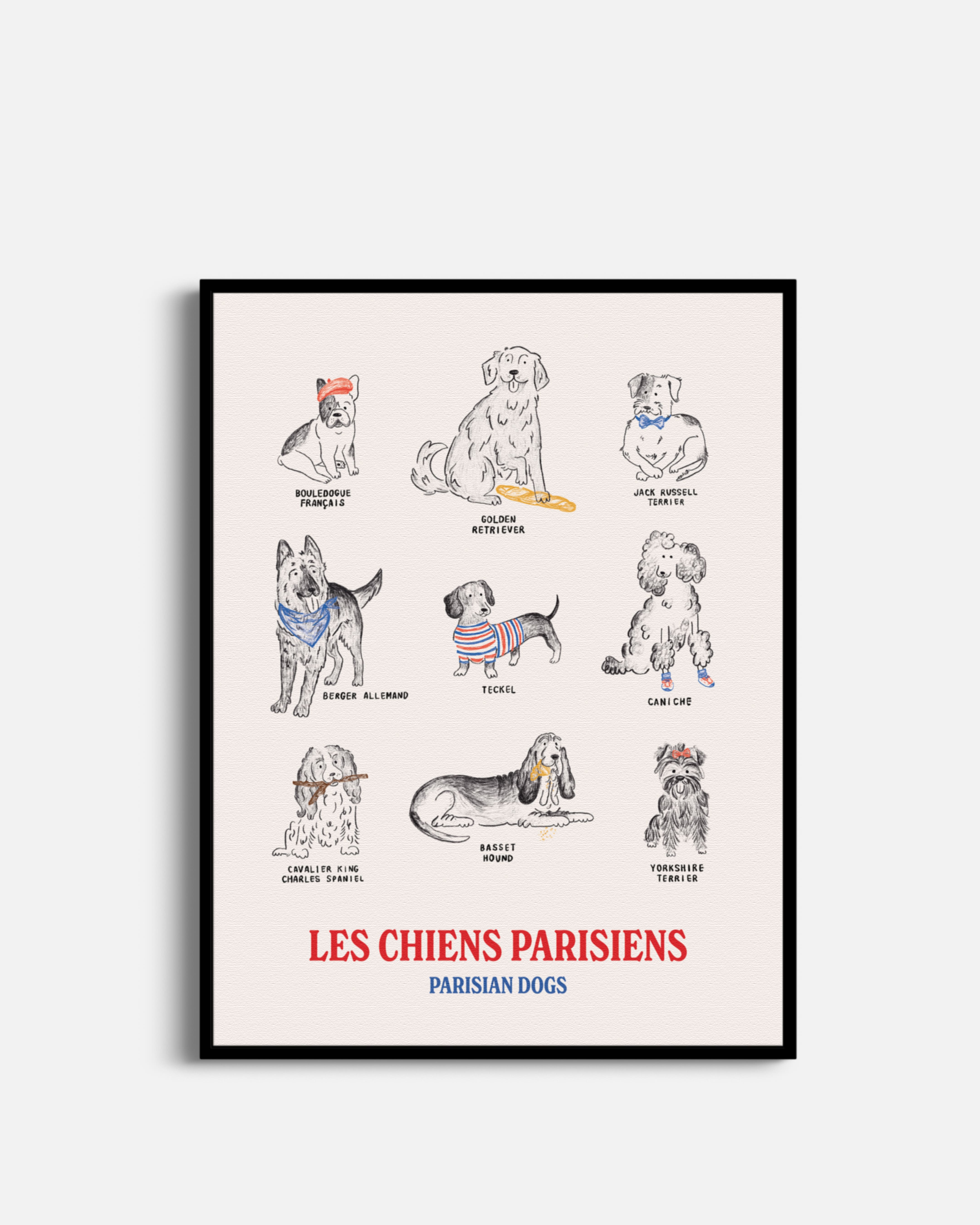 Parisian Dogs: Poster