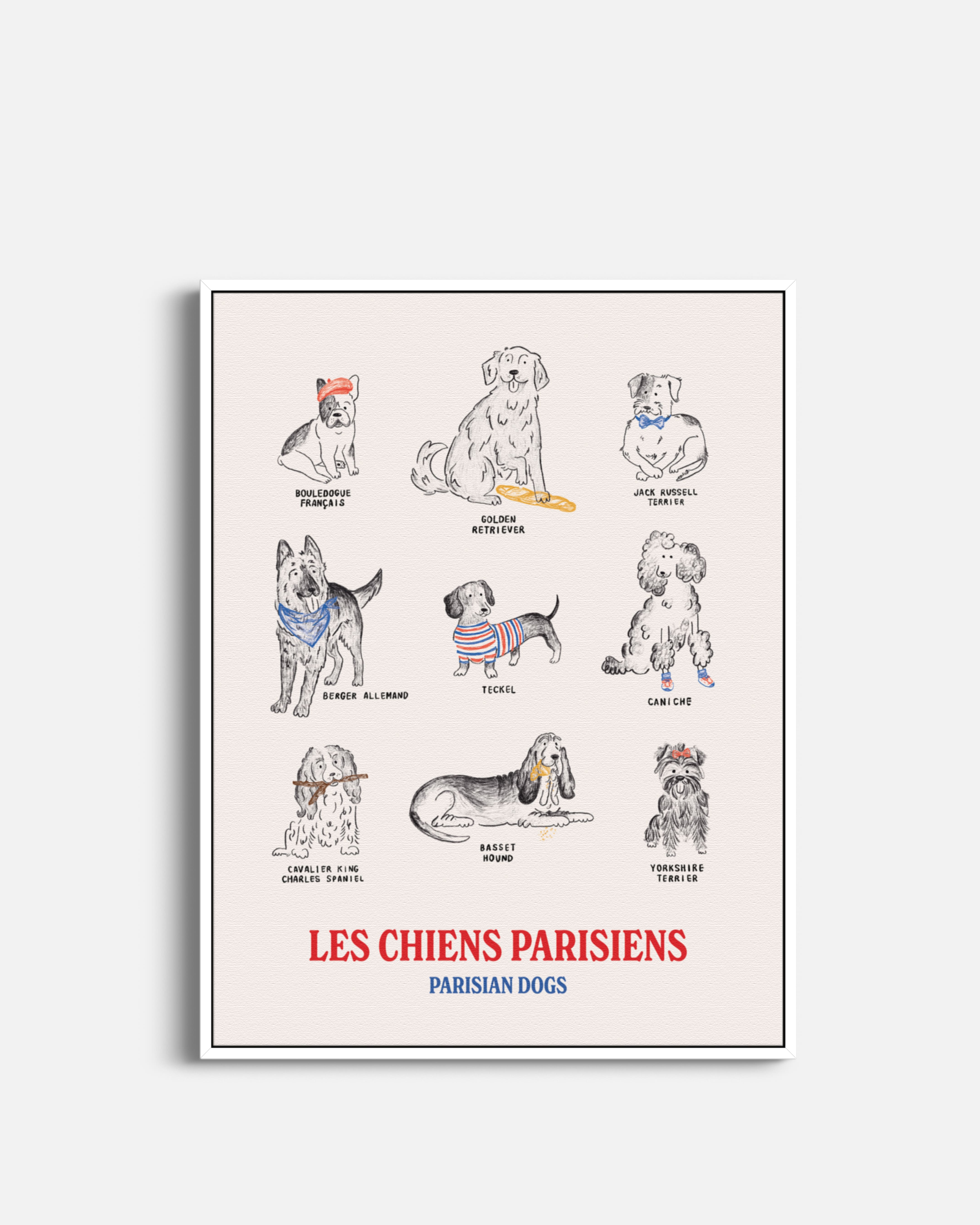 Parisian Dogs: Poster