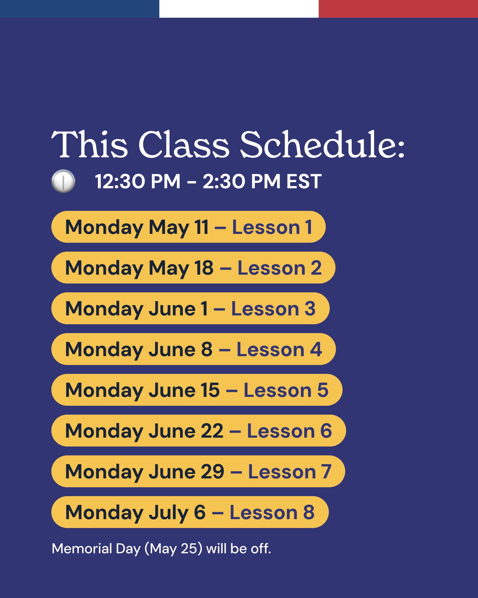 Beginner 2: Online French Group Classes