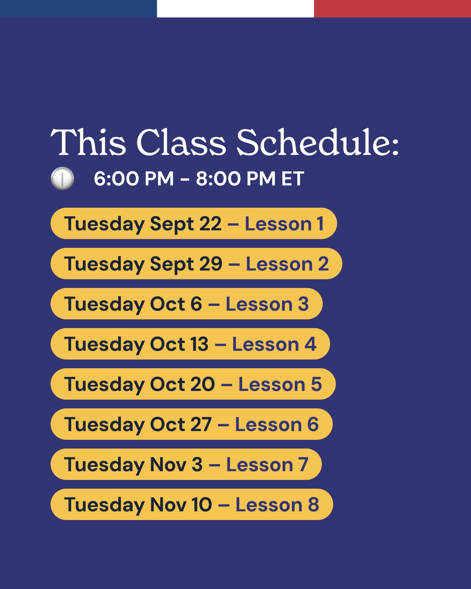 Beginner 2: Online French Group Classes